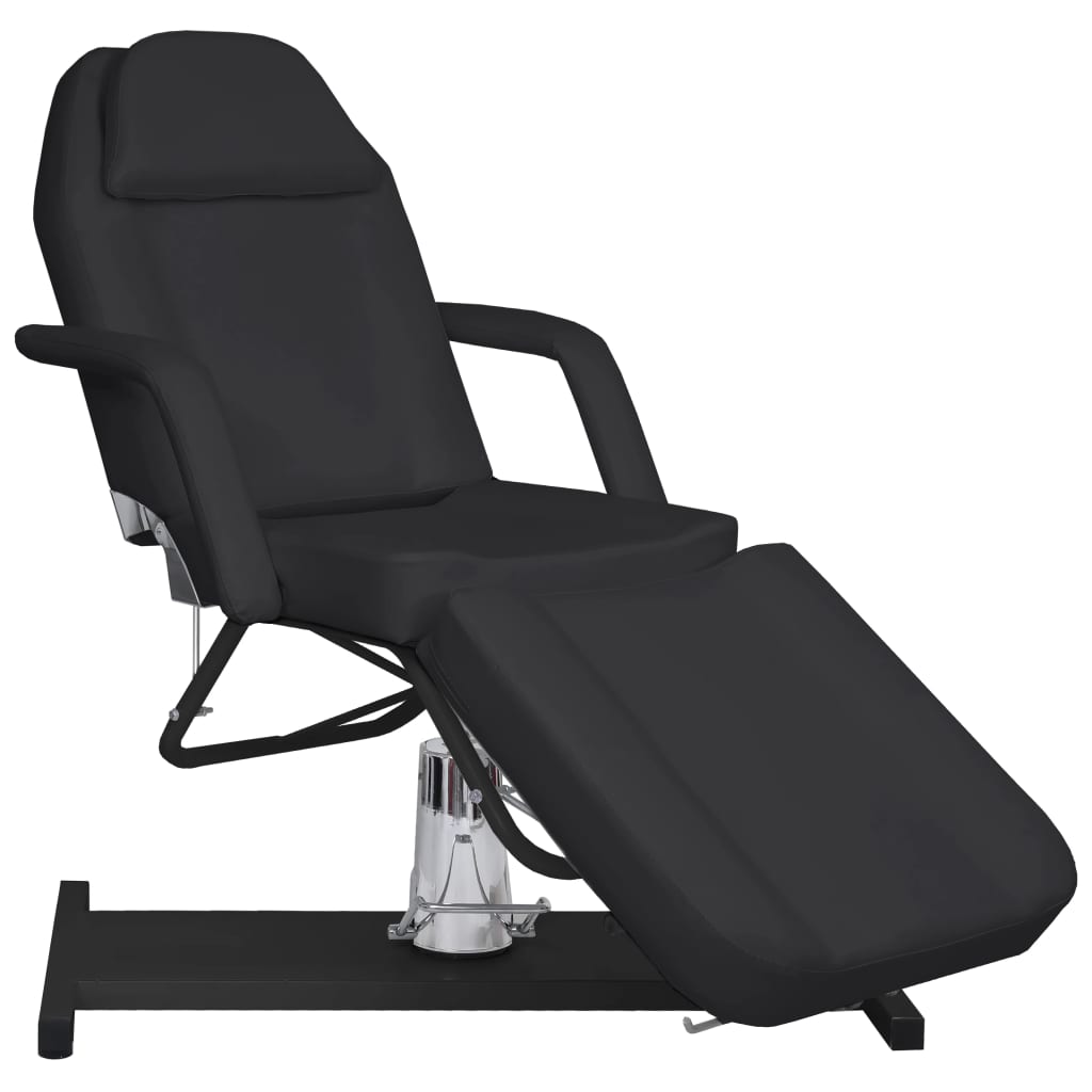 E-shop Multidom Masážny stôl, čierny 180x62x(87-112) cm