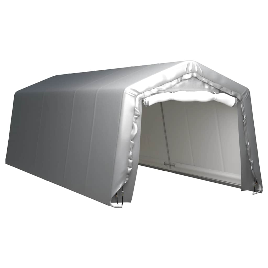 E-shop Multidom Úložný stan 370x750 cm oceľový sivý