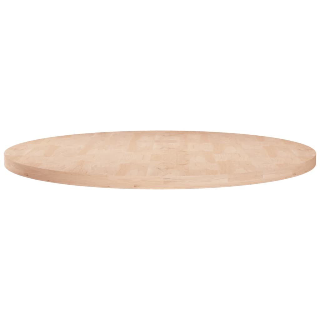 E-shop Multidom Okrúhla stolová doska Ø80x2,5 cm neošetrený dubový masív