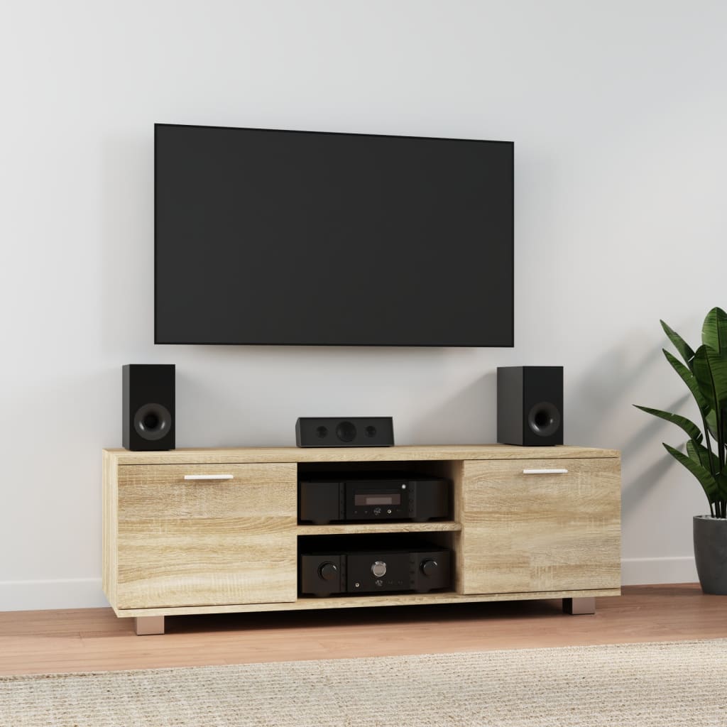 E-shop Multidom TV skrinka dub sonoma 120x40,5x35 cm spracované drevo