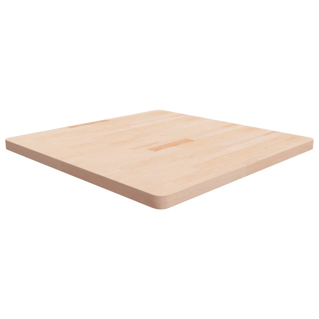 E-shop Multidom Štvorcová stolová doska 90x90x4 cm neošetrený dubový masív