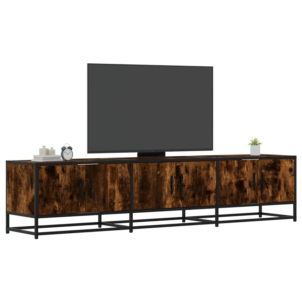 E-shop Multidom TV skrinka dymový dub 180x35x41 cm kompozitné drevo