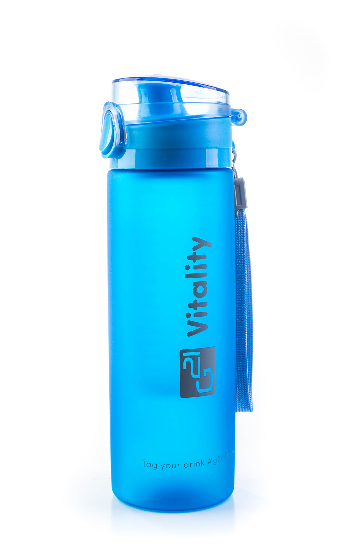 E-shop Fľaša G21 na smoothie/juice, 600 ml, modrá-zmrznutá KXN-1157MZ