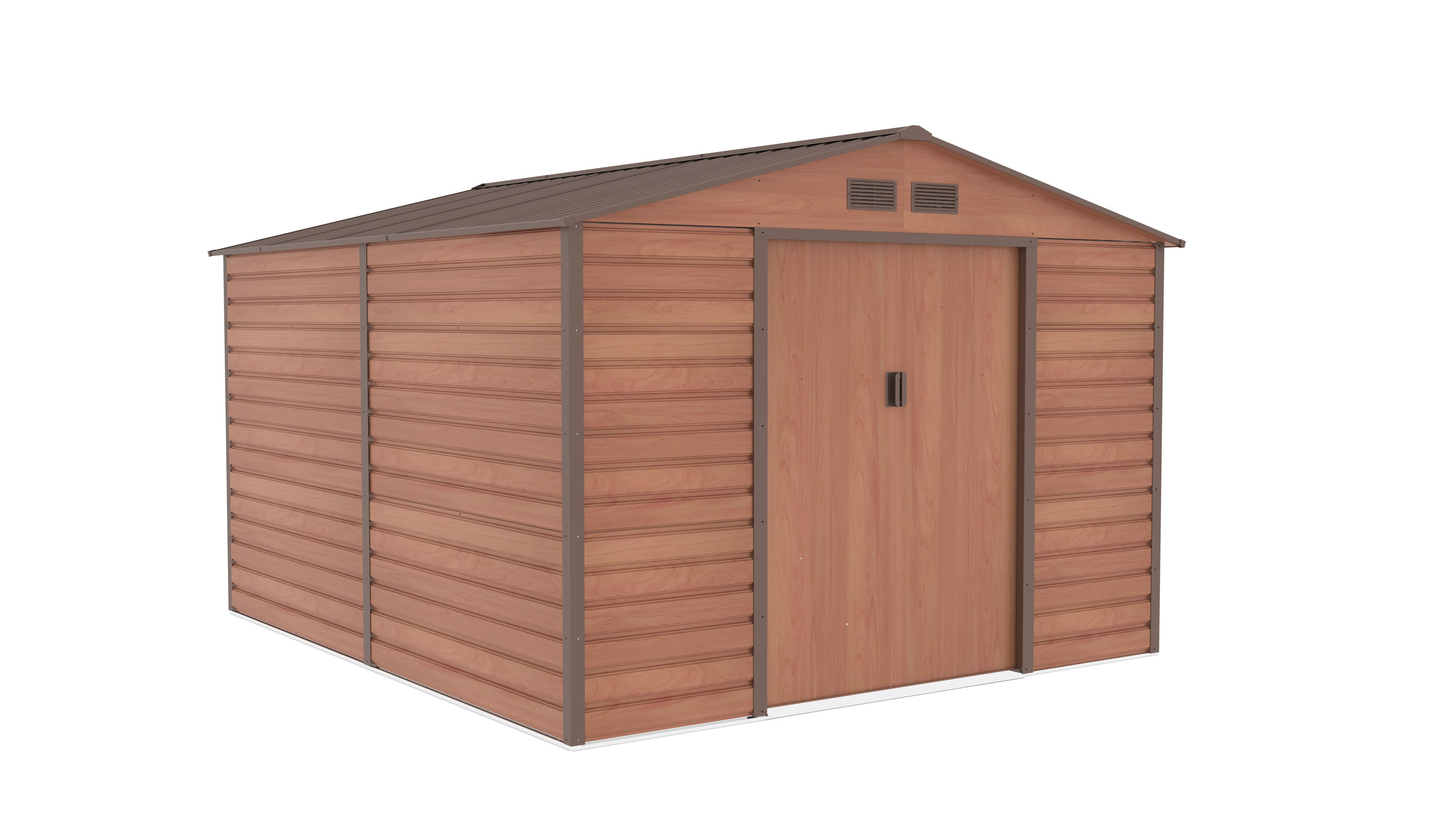 E-shop Záhradný domček G21 GAH 884 - 277 x 319 cm, hnedý GAH-884-ZNWW-2S0