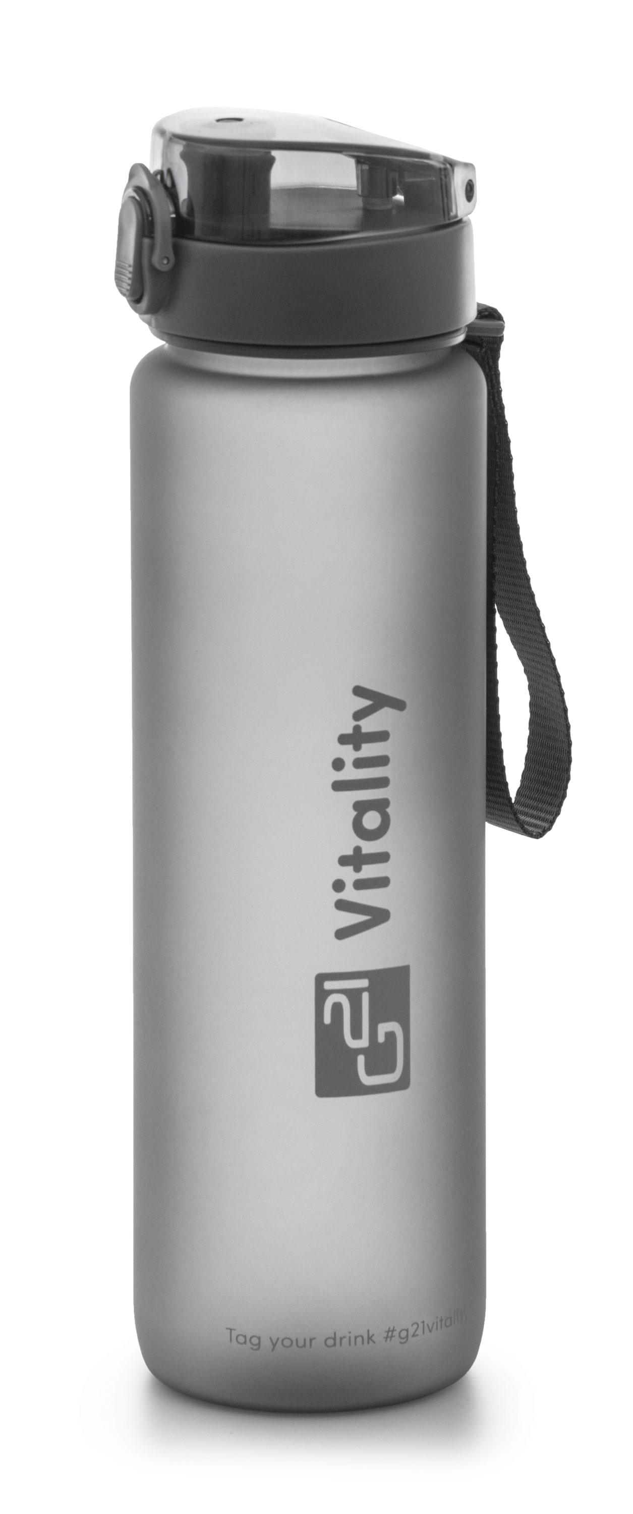 E-shop Fľaša G21 na pitie, 1000 ml, sivá-zmrznutá MX5041SZ