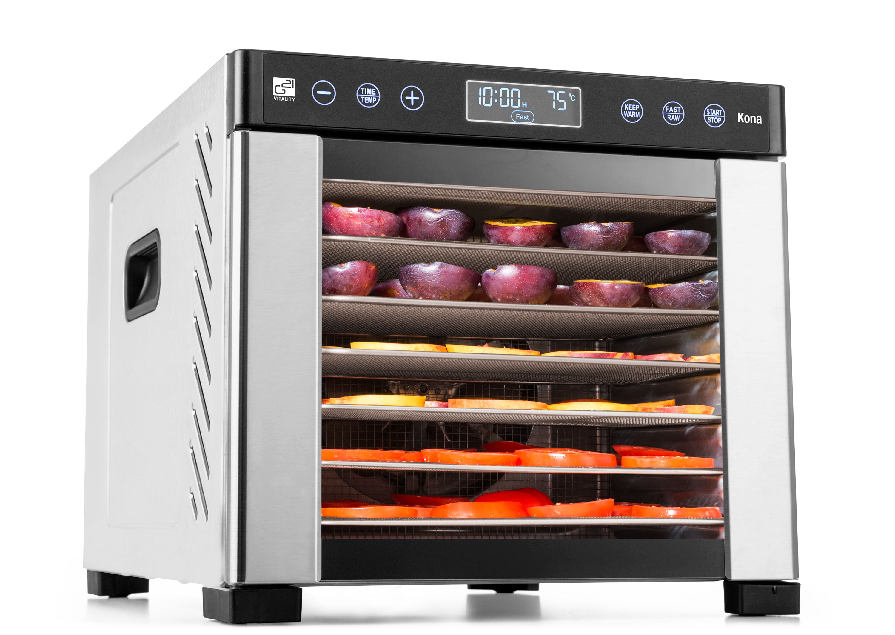 E-shop Sušička ovocia G21 Kona, nerez KON-600W
