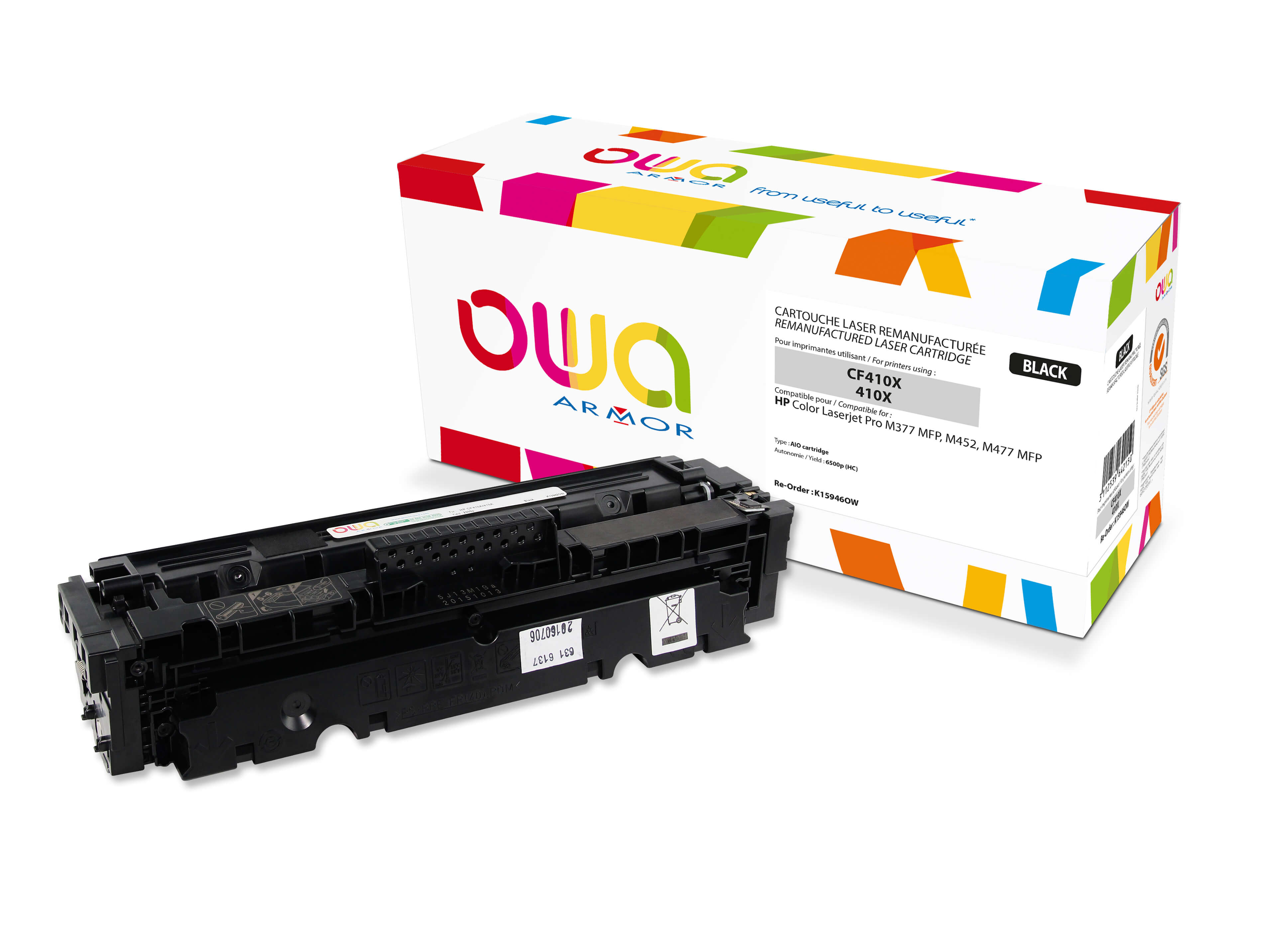 OWA Armor toner kompatibilný s HP CF410X, 6500st, čierna/black