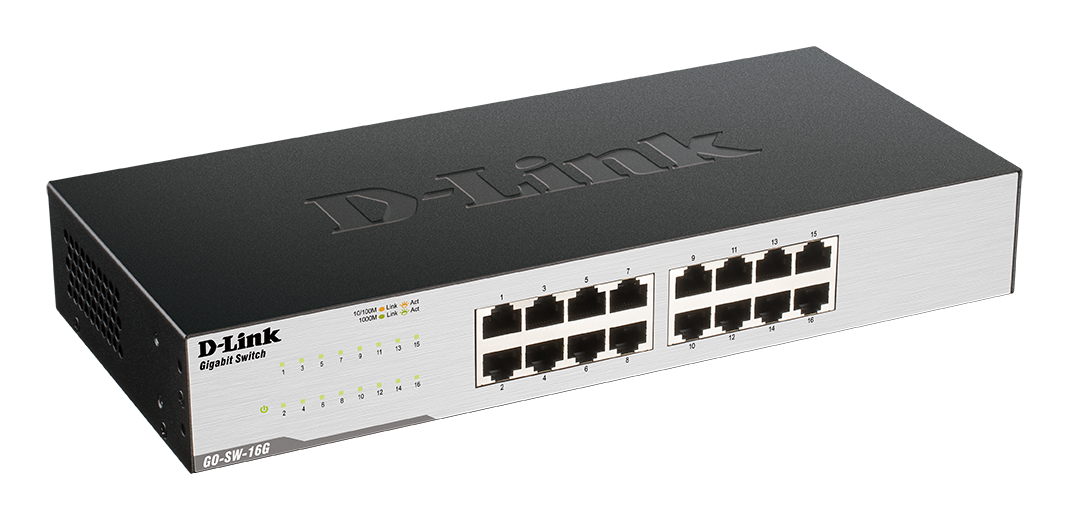 D-Link GO-SW-16G 16-Port GIGABIT DESKTOP SWITCH