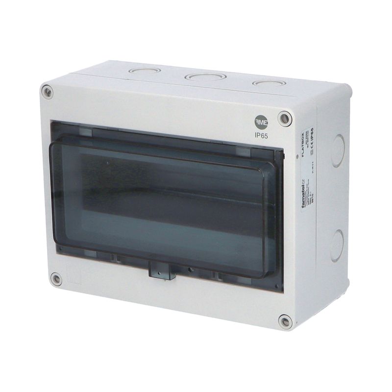 E-shop Famatel Rozvaděč FlatBOX 5910 IP65, 10mod., na omítku, průhl. dveře, 170x220x116mm