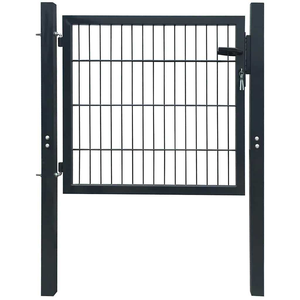 E-shop Multidom 2D plotová bránka (jednoduchá) antracitovo sivá 100x80 cm