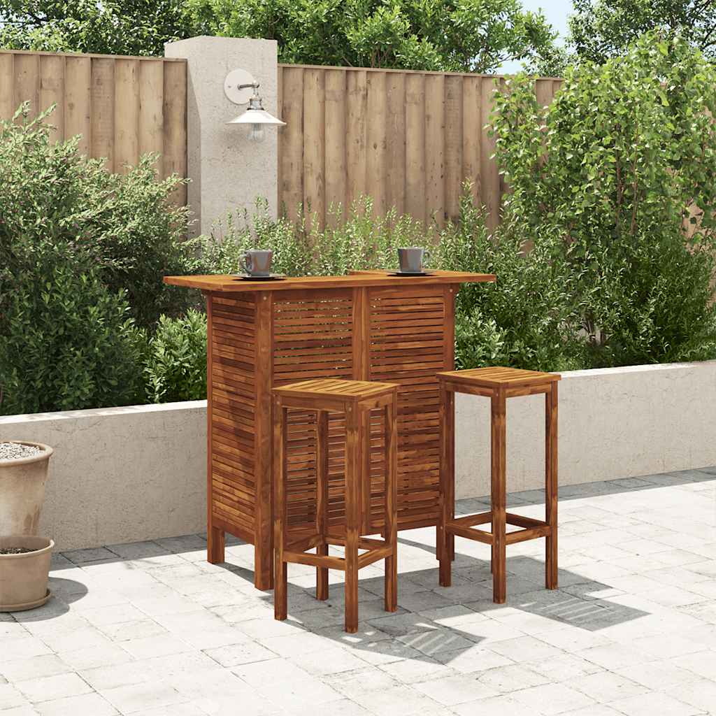 E-shop Multidom Barový stôl 110x50x105 cm, akáciový masív