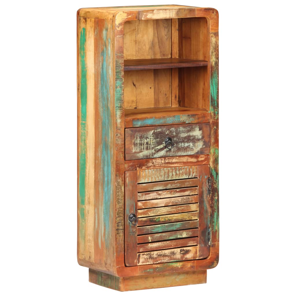 E-shop Multidom Vysoká skrinka 45x32x110 cm, recyklovaný masív