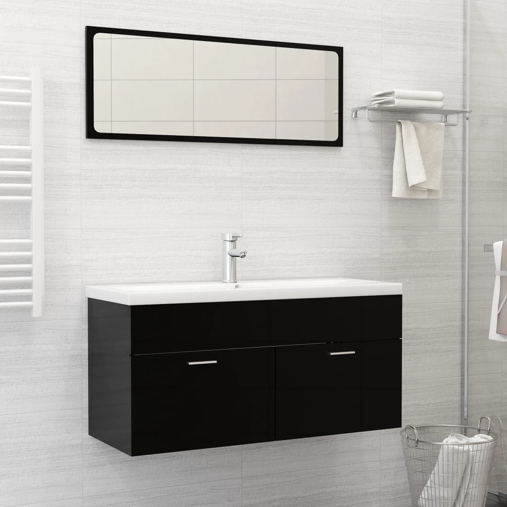 E-shop Multidom Vstavané umývadlo s batériou 101x39x18 cm keramika biele