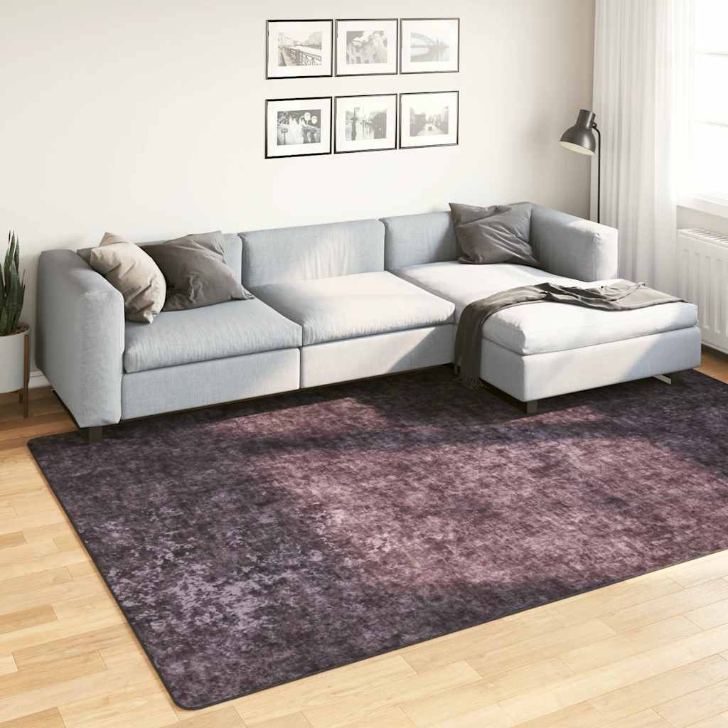 E-shop Multidom Prateľný koberec 190x300 cm antracitový