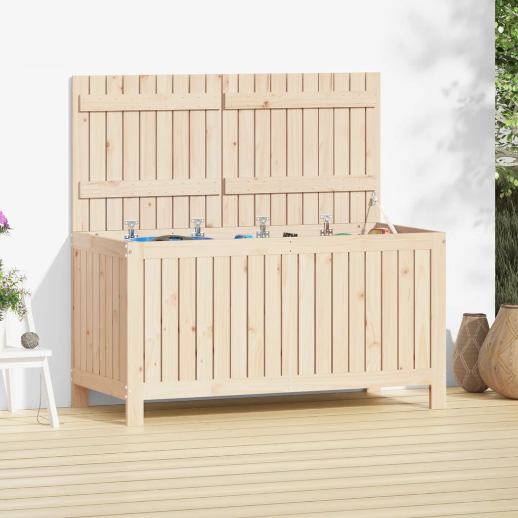 E-shop Multidom Záhradný úložný box 121x55x64 cm masívna borovica