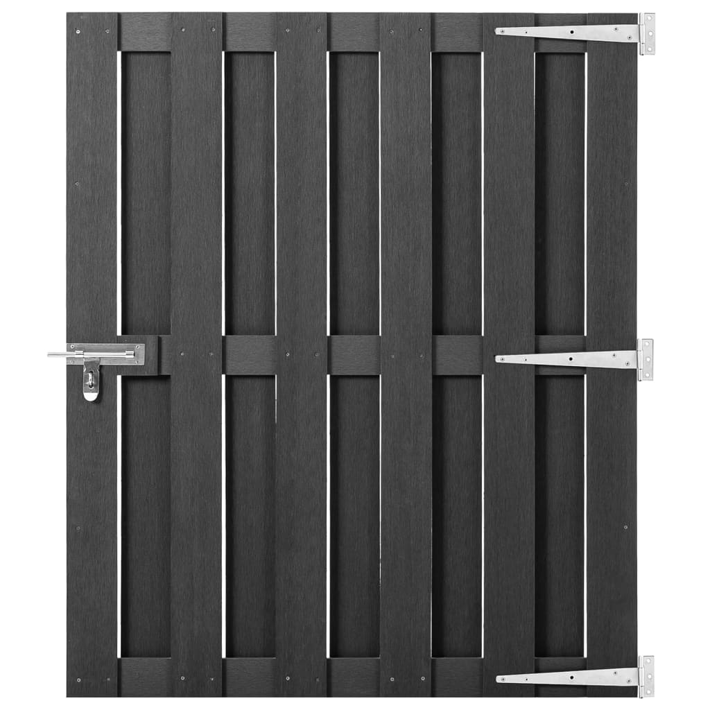 E-shop Multidom Záhradná brána WPC 100x112 cm sivá