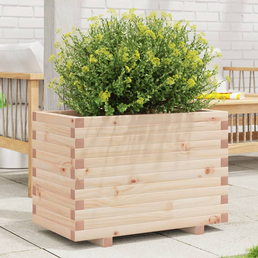E-shop Multidom Záhradný kvetináč 70x40x49,5 cm masívna borovica