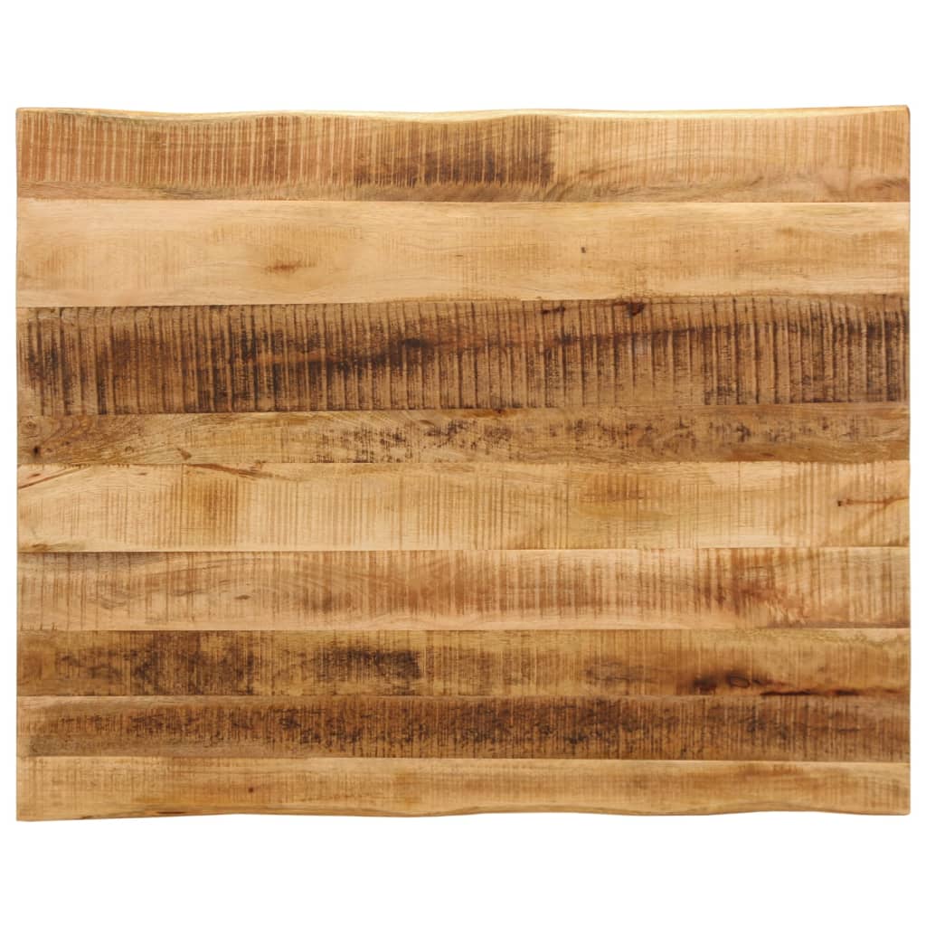 Multidom Stolová doska živá hrana 90x80x2,5 cm masívny surový mangovník