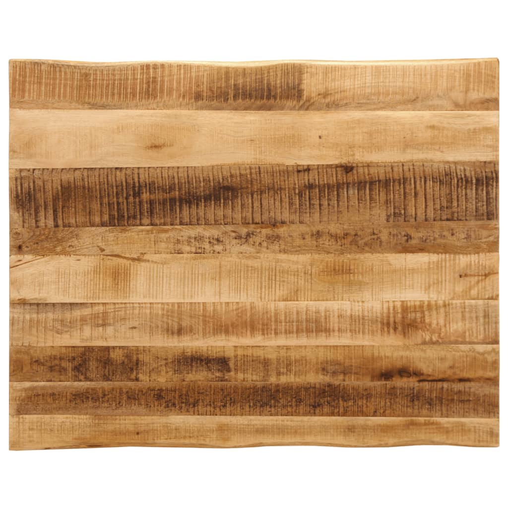 Multidom Stolová doska živá hrana 100x80x2,5 cm masívny surový mangovník