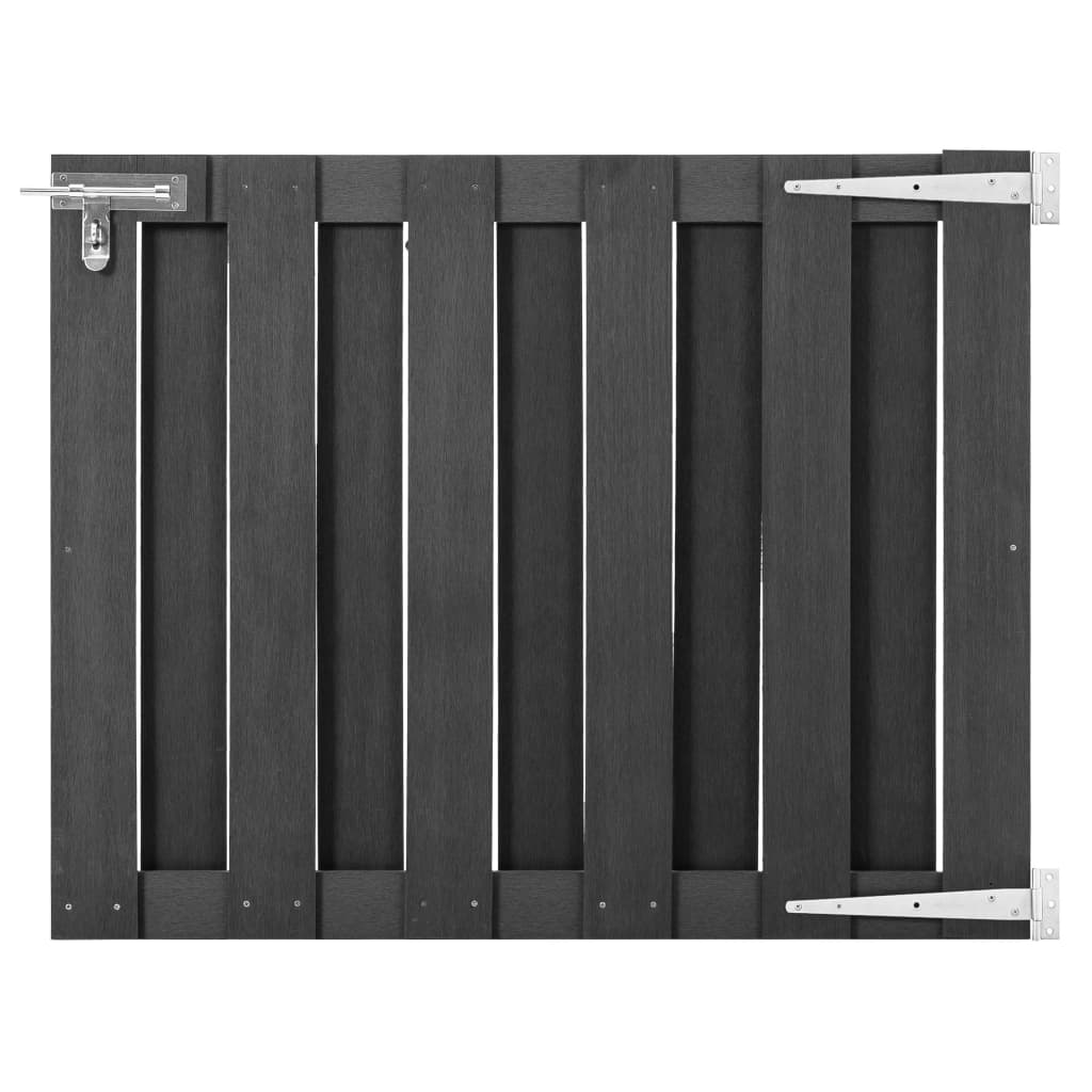 E-shop Multidom Záhradná brána, WPC 100x80 cm, sivá