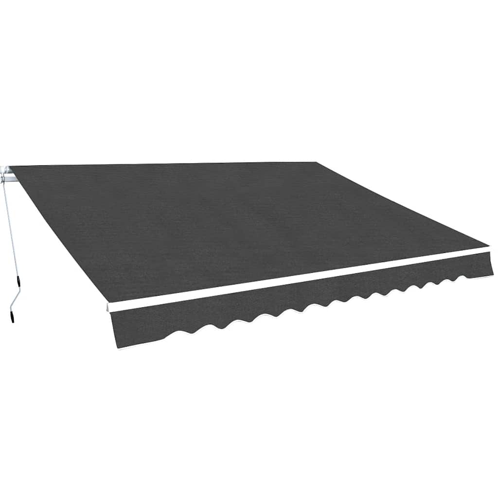 E-shop Multidom Skladacia markíza, manuálna 450 cm, antracitová
