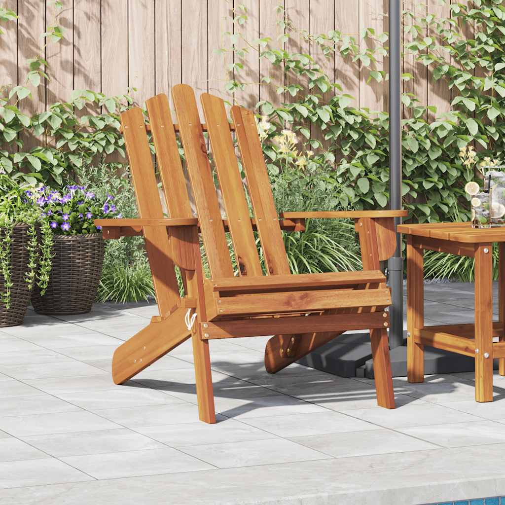 E-shop Multidom Záhradná stolička Adirondack z akáciového dreva