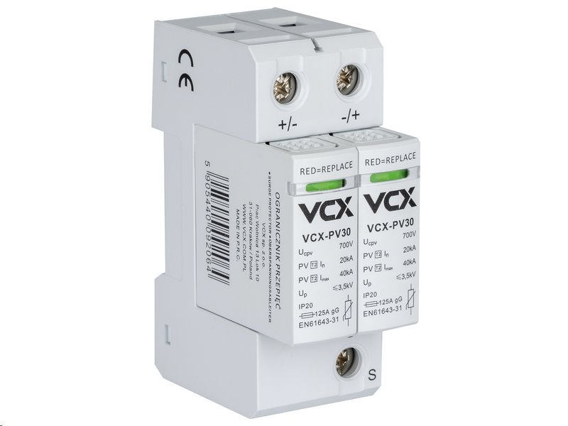 E-shop Přepěťová ochrana VCX PV30 DC třída T2 (C) 2P 700V