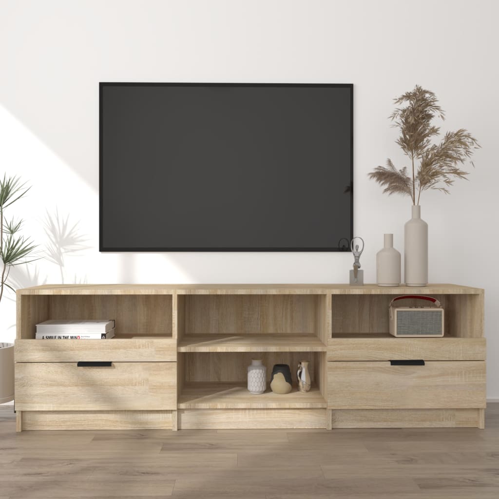 E-shop Multidom TV skrinka dub sonoma 150x33,5x45 cm spracované drevo
