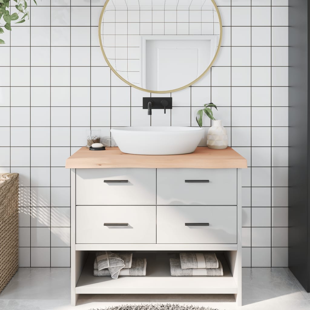 E-shop Multidom Kúpeľňová doska 100x60x(2-6) cm neošetrený masív