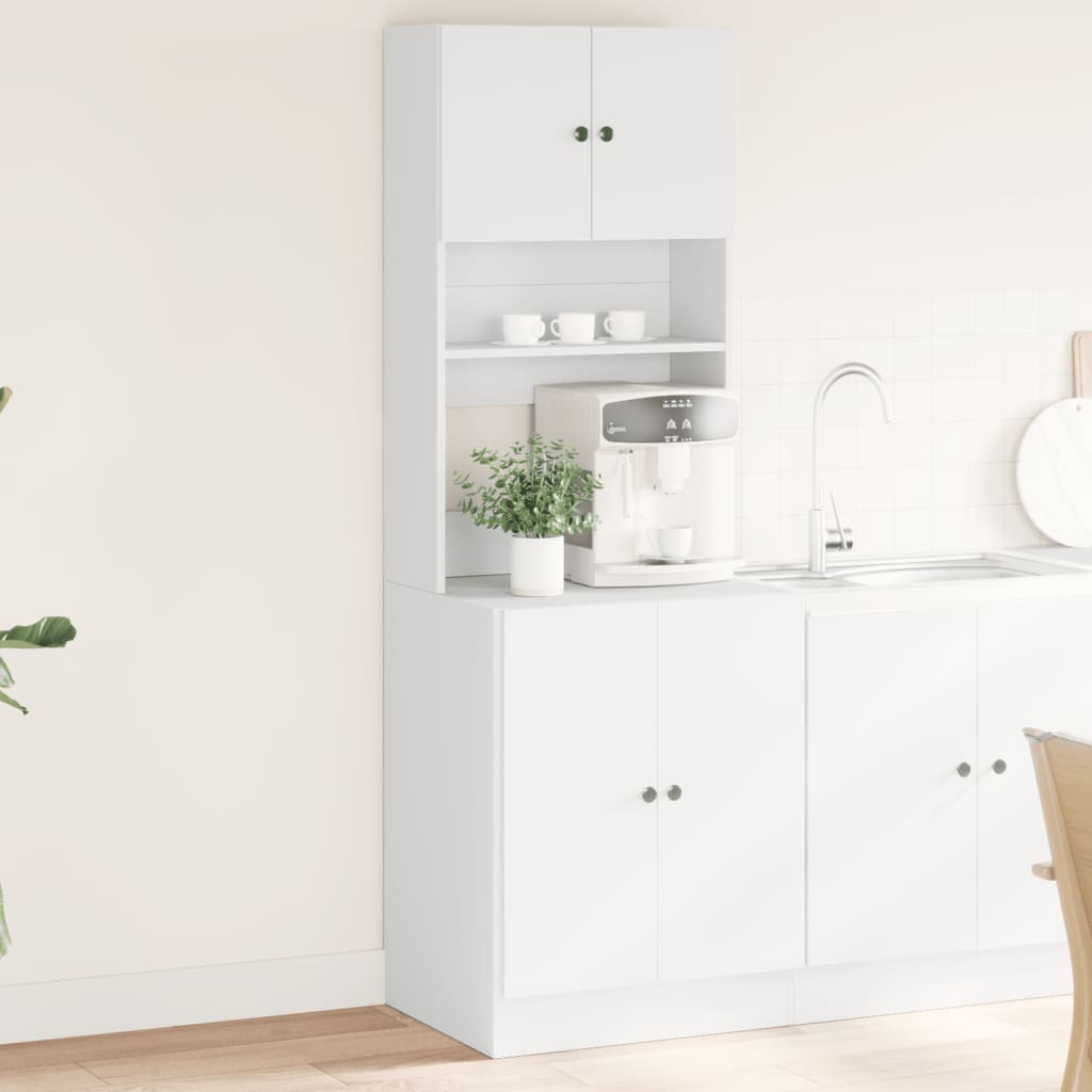E-shop Multidom Kuchynská skrinka biela 60x50x180 cm kompozitné drevo