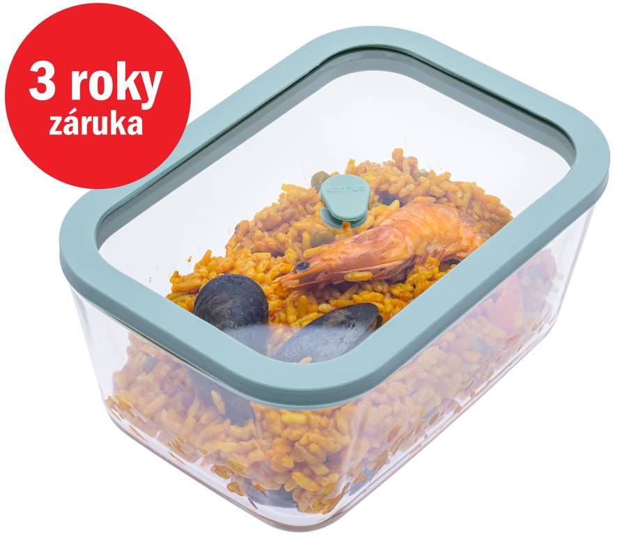 E-shop STATUS Viva sklenená vákuová dóza 1,4l 131104, mint