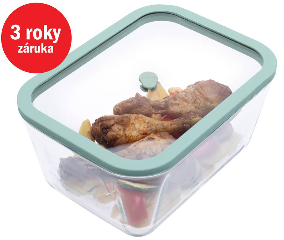 E-shop STATUS Viva sklenená vákuová dóza 2,6l 131107, mint