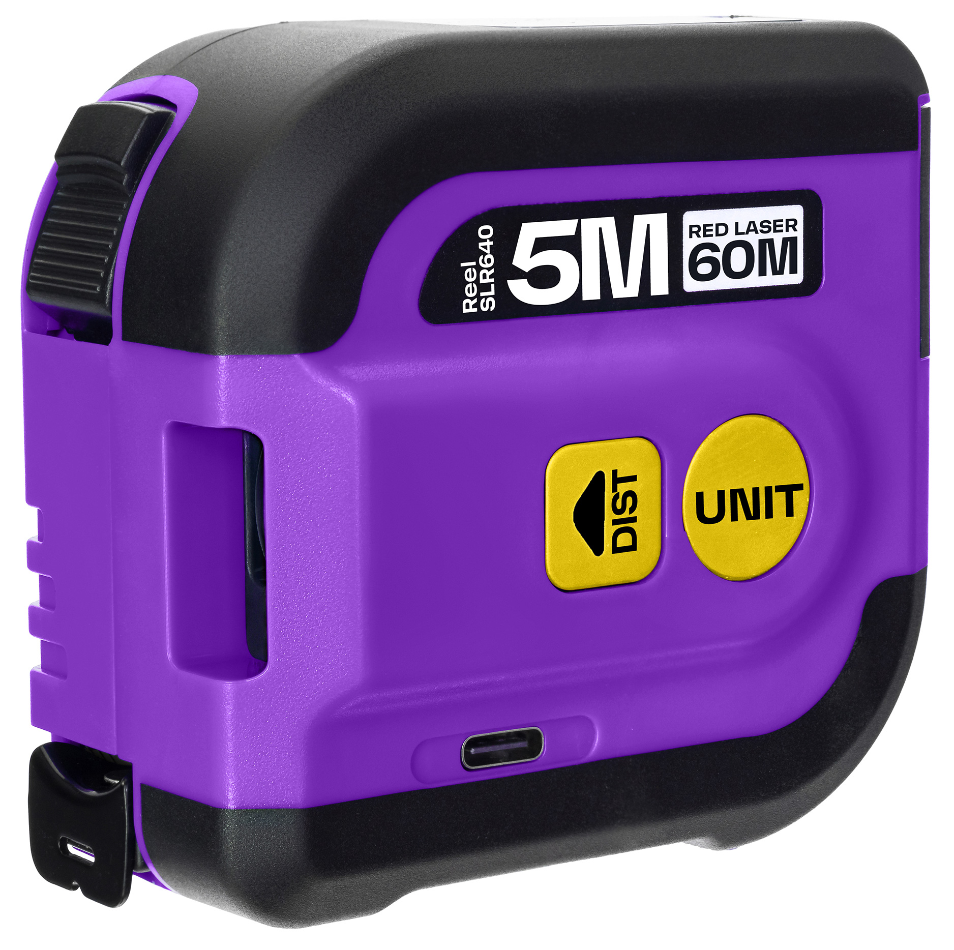 E-shop Laserový svinovací metr Ermenrich Reel SLR640 Fialový