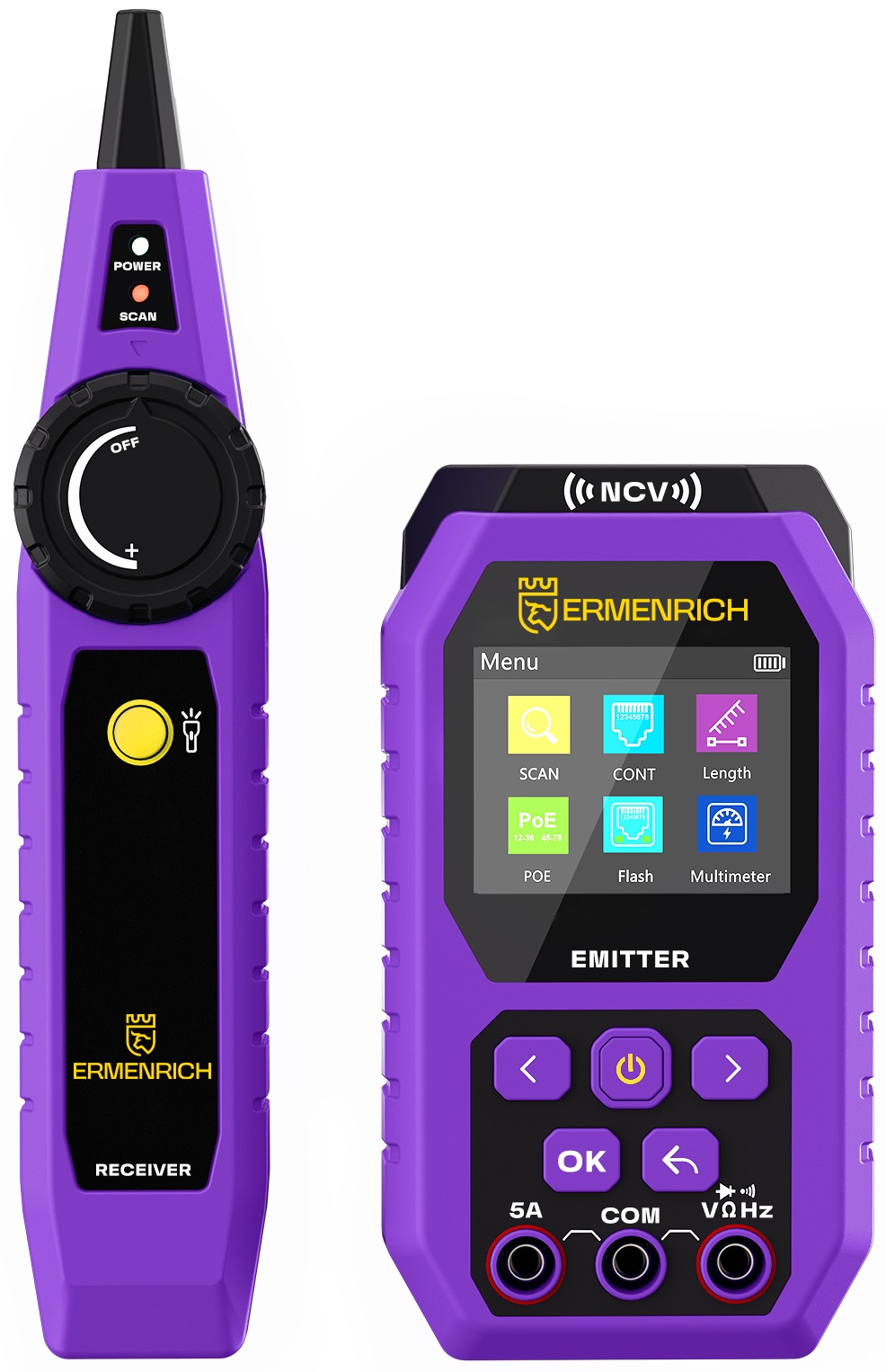 E-shop Tester kabelů s multimetrem Ermenrich Ping SM75