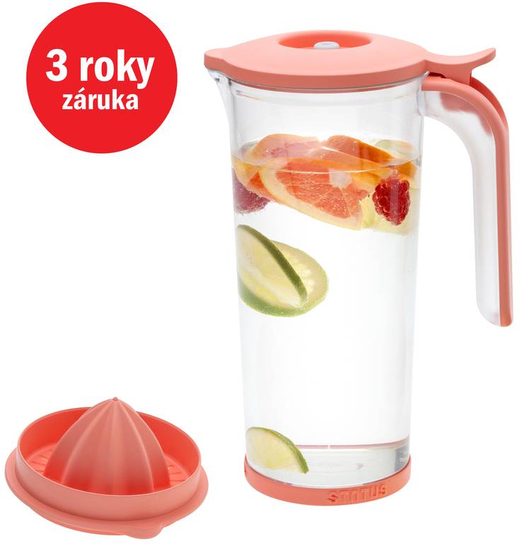E-shop Status vákuový džbán s citrusovačom 179502 lososový