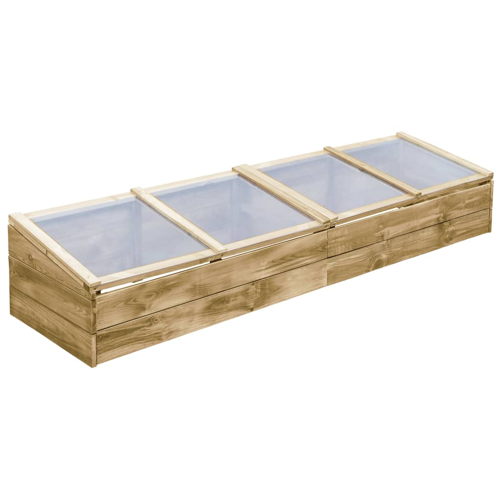 E-shop Multidom Skleník, impregnovaná borovica 200x50x35 cm