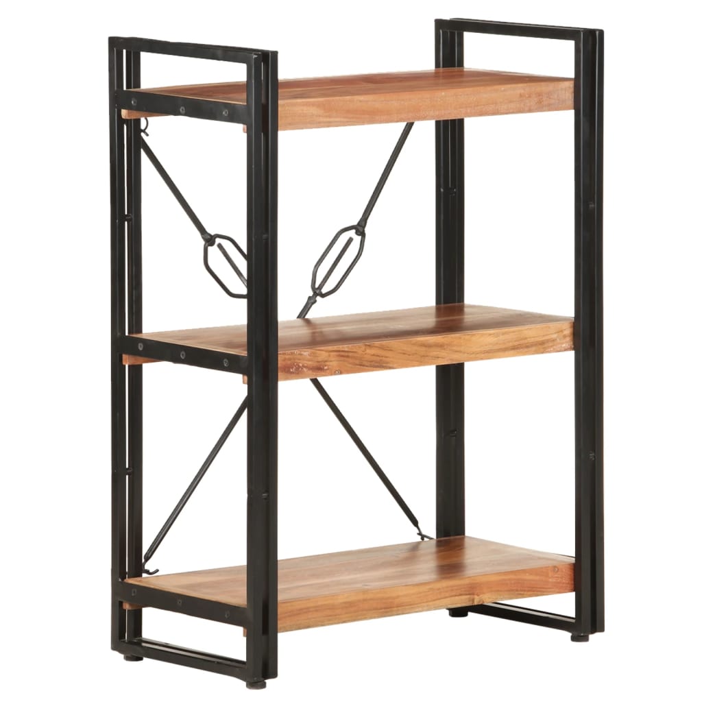 E-shop Multidom Knižnica s 3 policami 60x30x80 cm akáciový masív