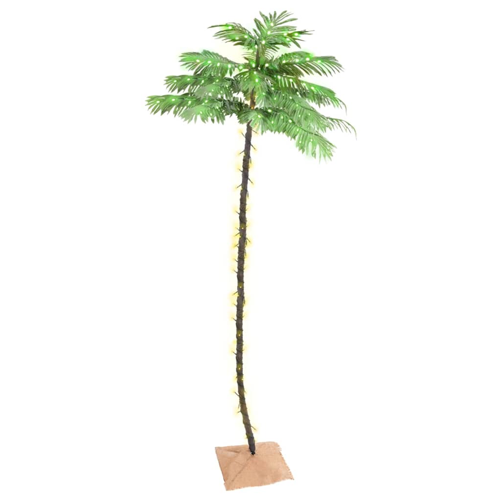 E-shop Multidom LED strom s dizajnom palmy 252 teplých bielych LED 400 cm