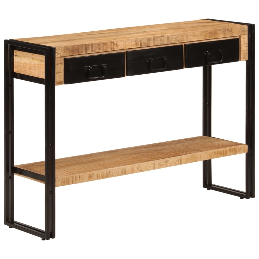 E-shop Multidom Konzolový stolík 110x30x76 cm masívne mangové drevo