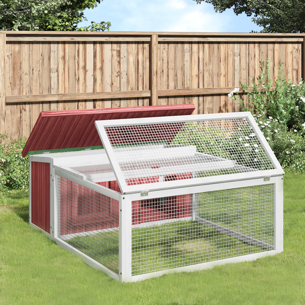 E-shop Multidom Králikáreň mocha 117,5x97x47,5 cm masívna borovica