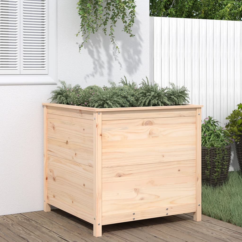 E-shop Multidom Záhradný kvetináč 82,5x82,5x78 cm borovicový masív