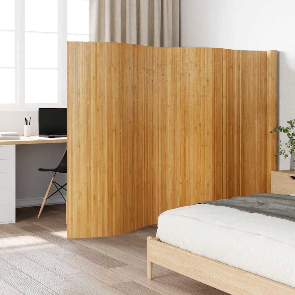E-shop Multidom Paraván prírodný šírka 800 cm výška 165 cm bambus