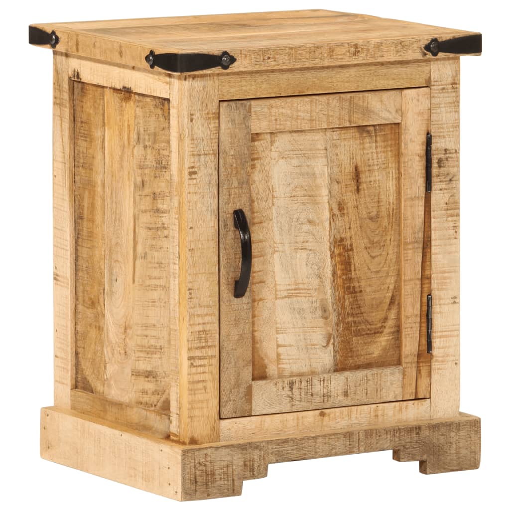 E-shop Multidom Nočný stolík 40x35x50 cm masívne mangovníkové drevo