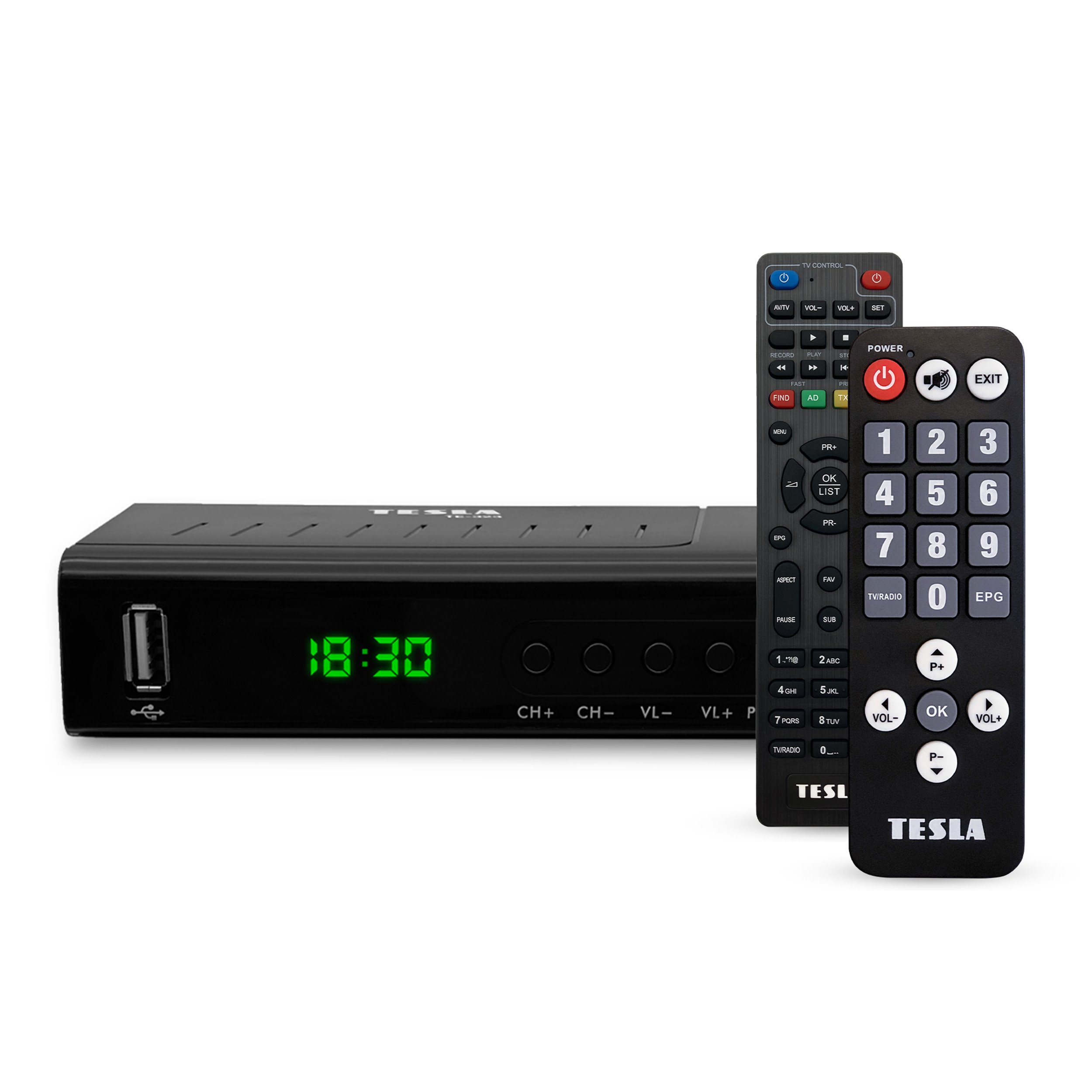 TESLA TE-323 - set-top box DVB-T2 (H.265/HEVC)