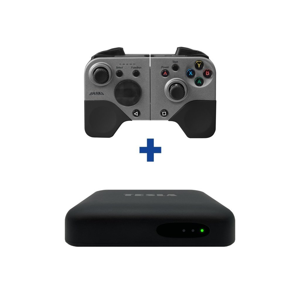 TESLA - SET MediaBox XA400 Android TV + Shaks S5b