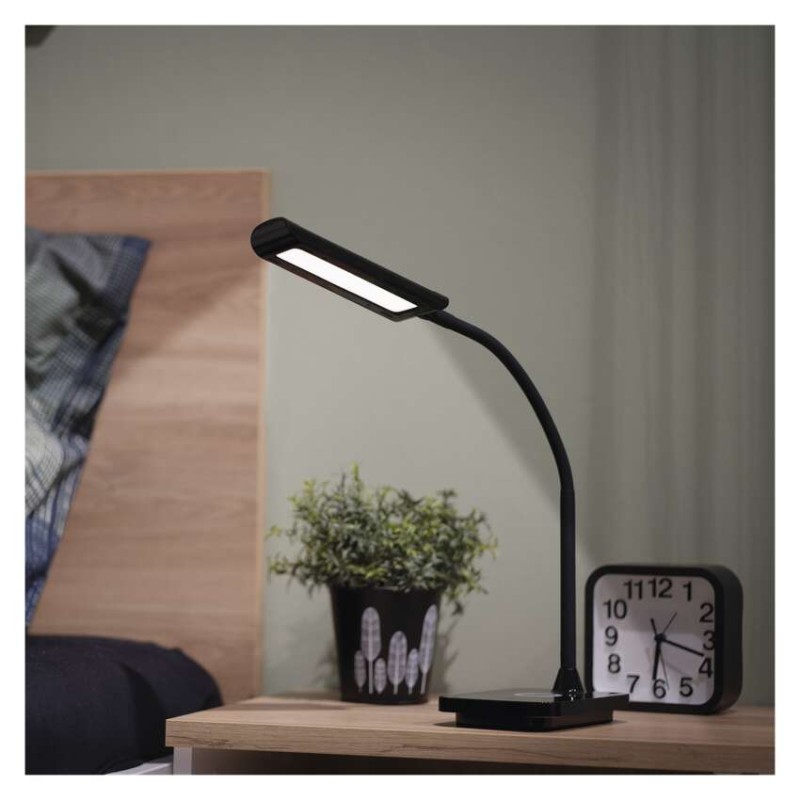E-shop EMOS LED stolná lampa KYLE, čierna
