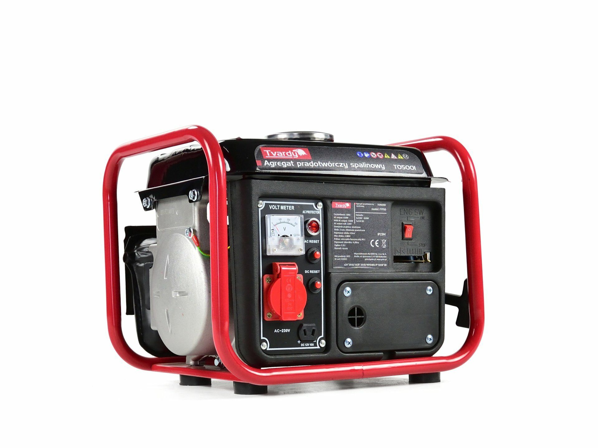 Benzínová rámová elektrocentrála 2 HP/720 W TVARDY