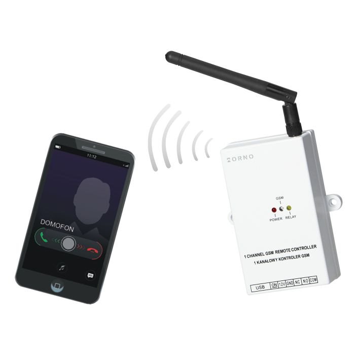 GSM ovládač na ovládanie brány ORNO OR-GB-458, s USB vstupom, 4G