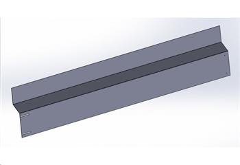 E-shop FVE Zadní krycí plech 2050 mm JIH hliníkový