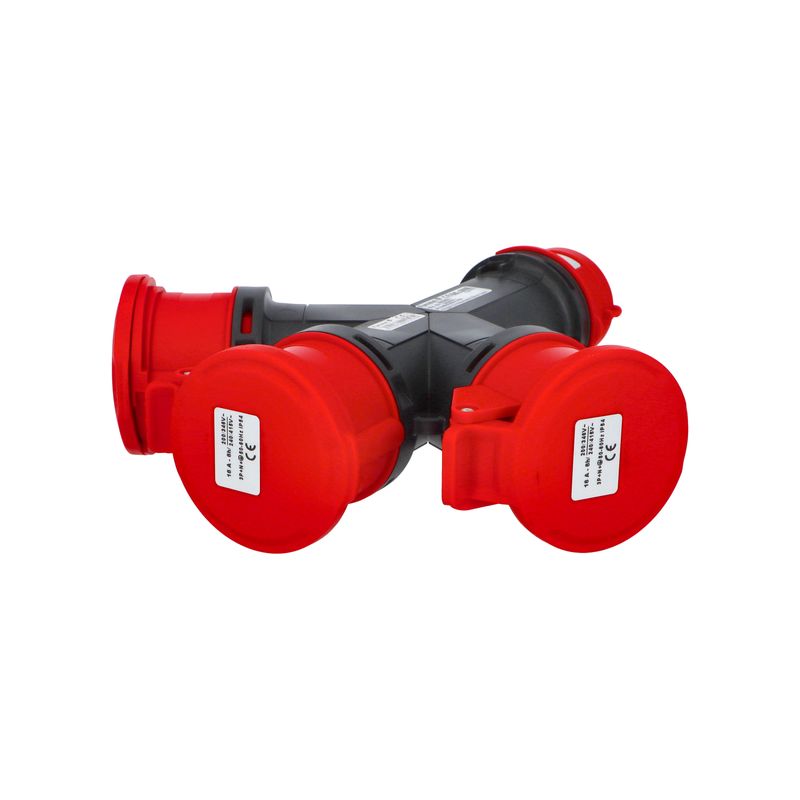 E-shop Famatel Rozbočovač (adaptér) 15008 IP54 400V/16A/5P 6h, 3 vývody - SpeedPRO